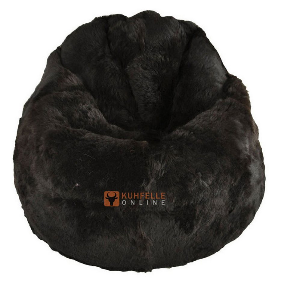 KUHFELL online & NOMAD Sitzsack SITZSACK POUF LAMMFELL SCHAFFELL KURZWOLLIG IN DIVERSEN FARBEN von KUHFELL online & NOMAD