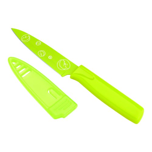 KUHN RIKON 22968 Messer Gemüsemesser Colori Farmer Market Rüstmesser Apfel 19,5 cm m. Klingenschutz von KUHN RIKON