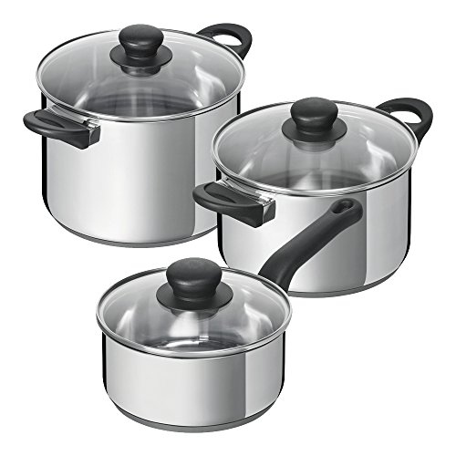 KUHN RIKON 37386 Kochgeschirr Topfset Set Studio Set 3-teilig mit Deckel bestehend aus von KUHN RIKON