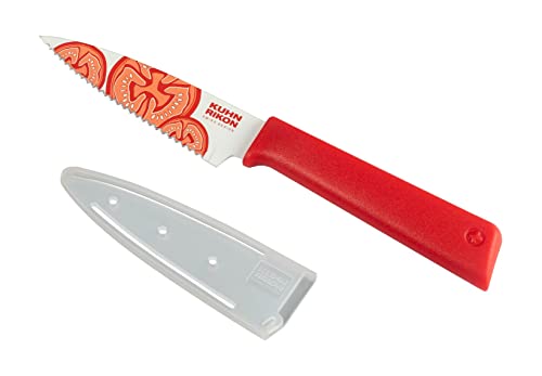 KUHN RIKON COLORI+ Rüstmesser gezackt Tomate (Limited Edition Veggies) von KUHN RIKON