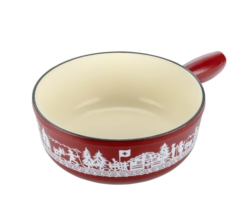 KUHN RIKON Caquelon Induktion Gusseisen rot Alpweide Mini Ø 17 cm von KUHN RIKON