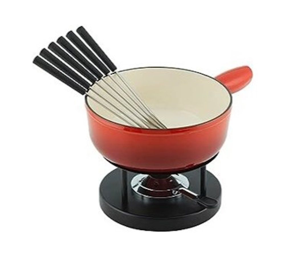 KUHN RIKON Fonduetopf KUHN RIKON Caquelon Fondue Set 8-tlg. Induktion Eisenguss Ø 20 cm rot KUHN RIKON Fonduetopf KUHN RIKON Caquelon Fondue Set 8-tlg. Induktion Eisenguss Ø 20 cm rot von KUHN RIKON