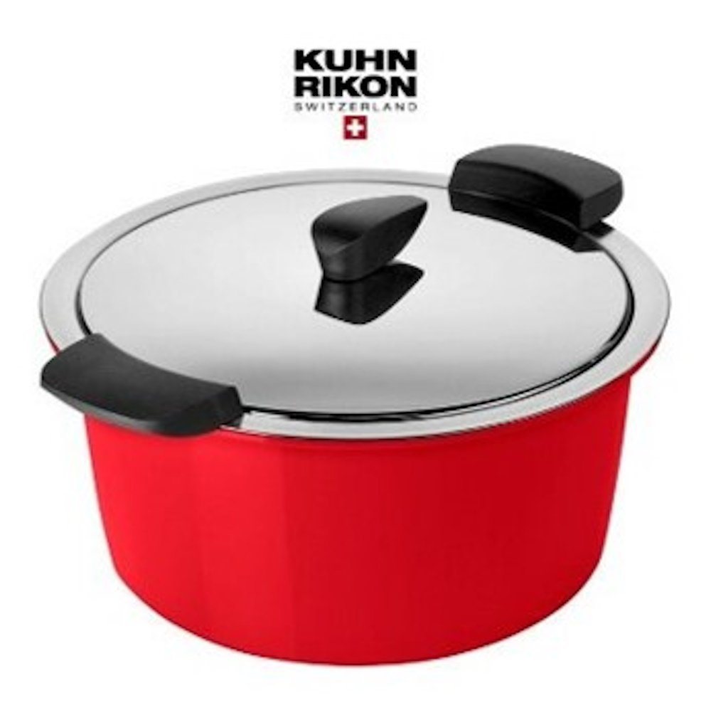 KUHN RIKON Kochtopf Kuhn Rikon HOTPAN Servier Kasserolle 2,0 L/Ø 18 cm in Rot von KUHN RIKON