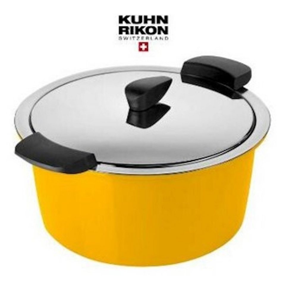 KUHN RIKON Kochtopf Kuhn Rikon HOTPAN Servier Kasserolle 3,0 L/Ø 22 cm in Gelb von KUHN RIKON