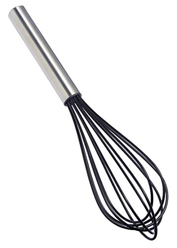 Kuhn Rikon 24145 Essential Schwingbesen Silikon gross, Edelstahl, silber, Stainless Steel von KUHN RIKON