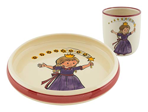 Kuhn Rikon 39551 Kinderset Prinzessin, Keramik, Teller, Tasse, Porcelain von KUHN RIKON