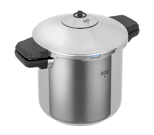 Kuhn Rikon DUROMATIC® INOX Seitengriffmodell 7.0 L · Ø 22 cm, Dampfkochtopf/Schnellkochtopf, Edelstahl, induktion von KUHN RIKON