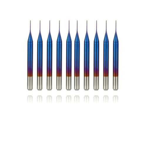 10 Stück Kegelfräser Satz,Wolframcarbid Schaftfräser CNC Fräser Hartmetallfräser Blue Corn Cutter CNC PCB Gravur Fräswerkzeug Carving Drill Werkzeuge Fräser Carving Bit für PCB Graviermaschine(0.6mm) 10 Stück Kegelfräser Satz,Wolframcarbid Schaftfräser CNC Fräser Hartmetallfräser Blue Corn Cutter CNC PCB Gravur Fräswerkzeug Carving Drill Werkzeuge Fräser Carving Bit für PCB Graviermaschine(0.6mm) von KUIDAMOS
