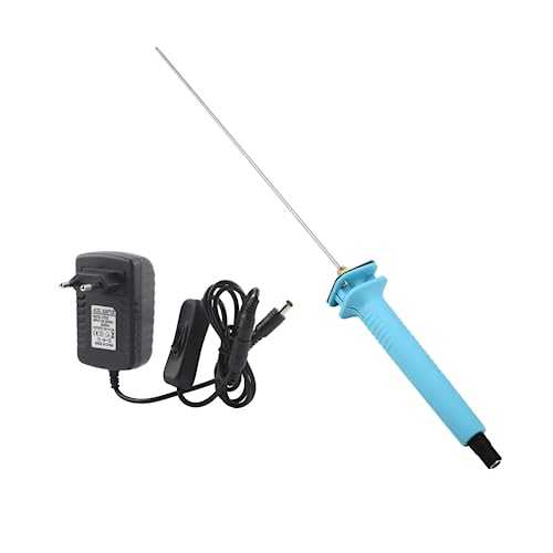 24W 20cm Schaumschneider Elektrischer Schneidemaschinen-Stiftwerkzeugsatz,Schaumstoffschneider Heißdrahtschneider,Heißdrahtschneider Styropor-Schneidestift Wärmeschneidgravurstift(EU-Stecker) von KUIDAMOS