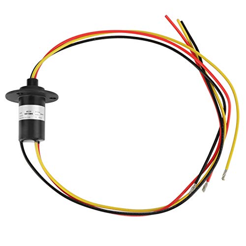 250RPM 15A 3 Drähte Schleifring, 0-600V Kollektorring Drehgelenk Elektrischer Kommutator für Windkraftanlage Stromgenerator von KUIDAMOS