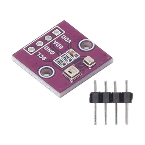 AHT20+BMP280 Atmosphärisches Drucksensormodul, 4P GROVE Testkabelverbindung I2C Hauptausgang Digitales Atmosphärisches Barometrisches Drucktemperatur Feuchtigkeitssensormodul von KUIDAMOS