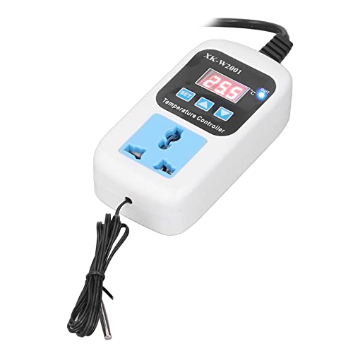 XK W2001 Digitaler Temperaturregler, Elektronischer Sockel Thermostat mit Fehlerwarn Digitalanzeige, 0,1 ℃ Genauigkeit Bereich Des Elektronischen Thermostats von 50 ℃ Bis 110 ℃(#2) von KUIDAMOS