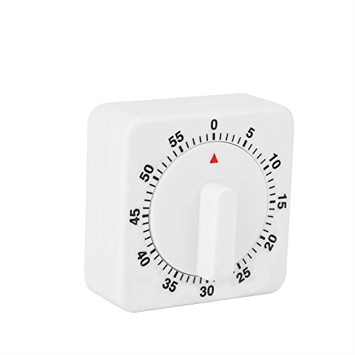 KUIKUI Küchen-Timer, Countdown, mechanischer Timer, Eieruhr, Backen, Küche, Kochwerkzeug, Timer zum Kochen, 60 Minuten von KUIKUI
