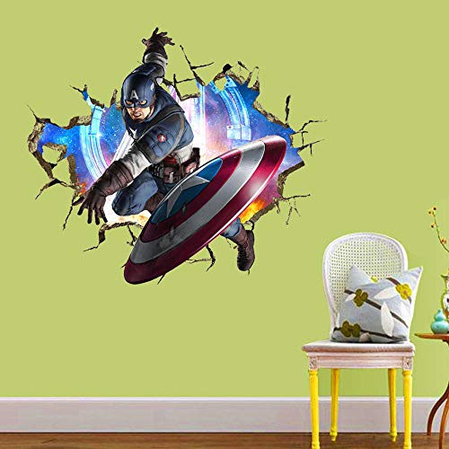 Wandtattoos Avengers Captain America Kinderzimmerdekoration Wandtattoos von KUIMMA