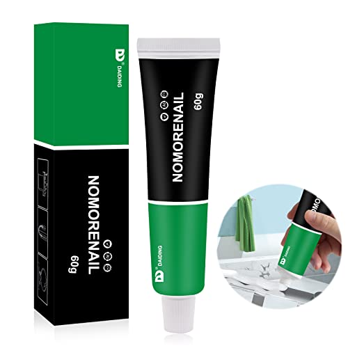 Allzweckkleber, Nagelfreier Kleber,All Purpose Glue,Nail-Free Glue Adhesive Sealant,Klebstoffdichtungsmittel,für Harz Keramik Metall Glas(60g) von KUIRUNRX