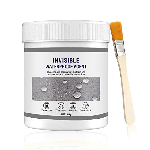 Invisible Waterproof Sealant, 100ml Super Strong Bonding Spray Mit Bürste, Bathroom Tile Windows Sealant Agent Für Dach Und Außenwand von KUIRUNRX