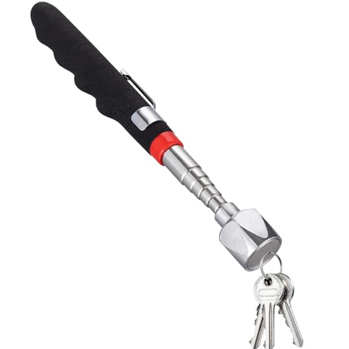 Teleskopmagnet, Magnet Teleskopstab bis zu 7,2kg (16lb) Maximale Länge 78cm Magnetstab Teleskop Magnetheber Ausziehbar Magnet-Heber Telescopic Magnetic Pick-Up Tool von KUIZHEN
