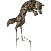 Gartenfigur "Springfuchs Aus Eisen" Gartendekoration Tiere Im Vintage Landhaus Look, Gartenkunst Gartenstecker Nr. 156 Gartenfigur "Springfuchs Aus Eisen" Gartendekoration Tiere Im Vintage Landhaus Look, Gartenkunst Gartenstecker Nr. 156 von KUKIDE