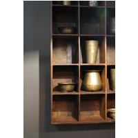 Wandregal Vintage Altes Holz, Altholz Mocha Tassenregal 15 Fächer H 70 cm Im Kukide-Shop, Nr. Sg07030-Tr Wandregal Vintage Altes Holz, Altholz Mocha Tassenregal 15 Fächer H 70 cm Im Kukide-Shop, Nr. Sg07030-Tr von KUKIDE