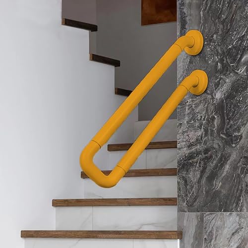 KUKIXKK Sicheres Treppengeländer und Handlauf für drinnen und draußen – Handläufe für Außentreppen, Handläufe für Innentreppen, Haltegriffe, Treppengeländer für die Sicherheit zu Hause(Giallo,60cm) KUKIXKK Sicheres Treppengeländer und Handlauf für drinnen und draußen – Handläufe für Außentreppen, Handläufe für Innentreppen, Haltegriffe, Treppengeländer für die Sicherheit zu Hause(Giallo,60cm) von KUKIXKK