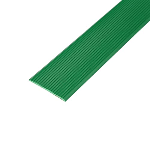 KUKIXKK Treppenkantenprofil, Selbstklebende treppenprofil, rutschfeste winkelprofil aus Gummi, kantenschutz selbstklebend Stufenkanten für drinnen und draußen(Green- W6cm,L 3m/ 9.8ft) von KUKIXKK