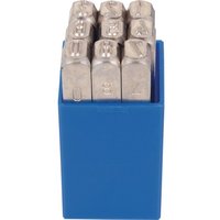 Schlagzahlensatz 330 9-teilig Zahlen 0 - 9 Schrifthöhe 1,5 mm in Kunststoffbox von KUKKO