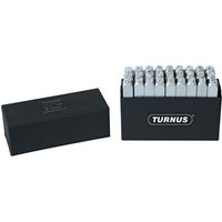 Turnus - Schlagbuchstabensatz sh 2mm vernickelt von TURNUS
