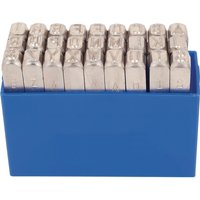 Schlagbuchstabensatz 331 27tlgGrobuchstaben AZ SchriftH3mm in KuBox von KUKKO