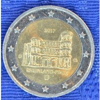 2 Euro Sondermünze -Deutschland - Rheinland-Pfalz 2017 Fehl Druck Auf Der Seite Ziffer Ist England Fast Mit Deutschland Verbunden von KUKNAx