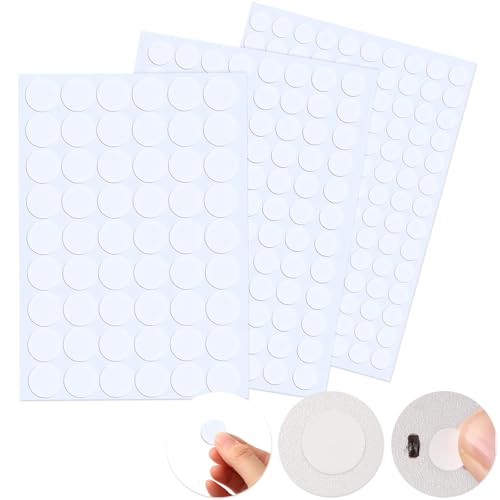 290 Stück Schraubenabdeckung Selbstklebend, Abdeckkappen für Schrauben, Schraubenabdeckung Weiss Geeignet für Wandschränke Schreibtische Schrauben Möbel Reparatur(12mm/15mm/21mm) von KUKUPOW