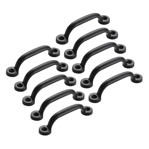 KUKUUU 10er-Pack Schrankgriffe Schubladengriff Küchenbeschläge(Black,Style C-Small Size) von KUKUUU