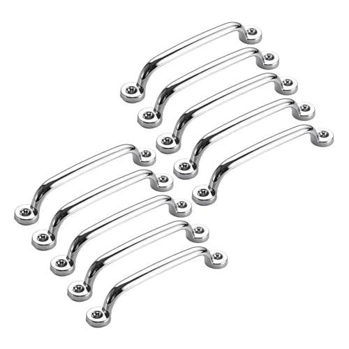 KUKUUU 10er-Pack Schrankgriffe Schubladengriff Küchenbeschläge(Chrome-plated,Style C-Large Size) von KUKUUU
