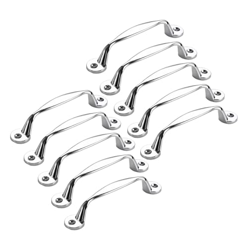 KUKUUU 10er-Pack Schrankgriffe Schubladengriff Küchenbeschläge(Chrome-plated,Style D-Small Size) von KUKUUU