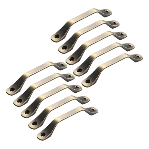 KUKUUU 10er-Pack Schrankgriffe Schubladengriff Küchenbeschläge(Vintage Bronze,Style A-Small Size) von KUKUUU