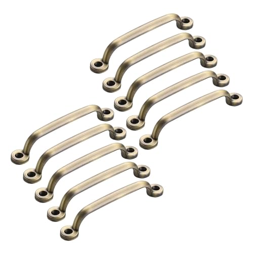 KUKUUU 10er-Pack Schrankgriffe Schubladengriff Küchenbeschläge(Vintage Bronze,Style C-Large Size) von KUKUUU