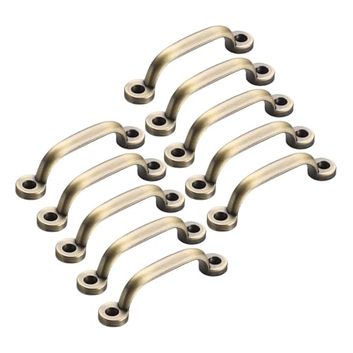 KUKUUU 10er-Pack Schrankgriffe Schubladengriff Küchenbeschläge(Vintage Bronze,Style C-Small Size) von KUKUUU
