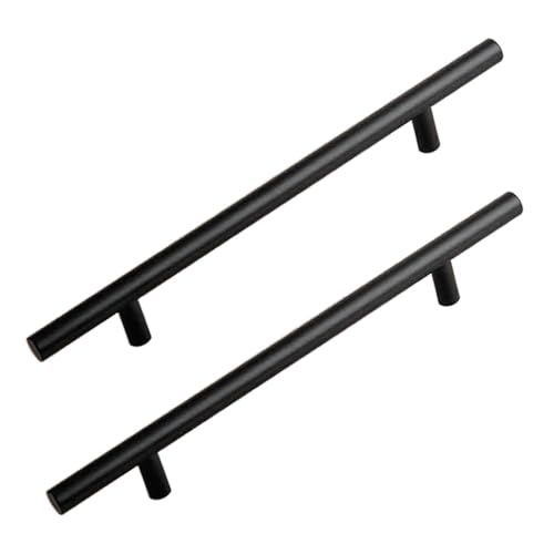 KUKUUU 2 Stück Schubladengriff für Kleiderschrank, Tür, Schublade, Aluminiumlegierung, Schrankgriff, Tisch, Küche (Länge 200 mm) von KUKUUU