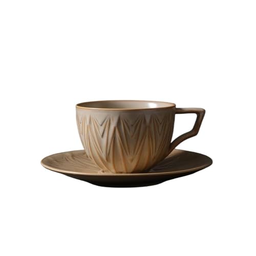 KUKUUU Keramik-Kaffeetasse und Untertasse Set CUP(F) von KUKUUU