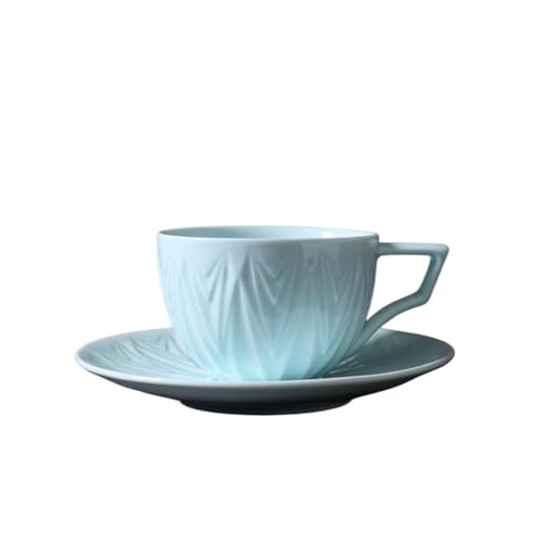 KUKUUU Keramik-Kaffeetasse und Untertasse Set CUP(H) von KUKUUU