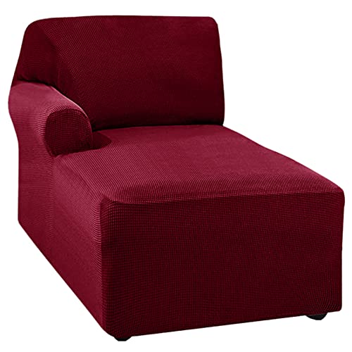 KUMIAO Universal Chaiselongue Sofabezug Stretch Polar Fleece Sofabezug mit austauschbarem, waschbarem Design für Linke Armlehne Option Ideal für L-Form Sessel Sofas von KUMIAO