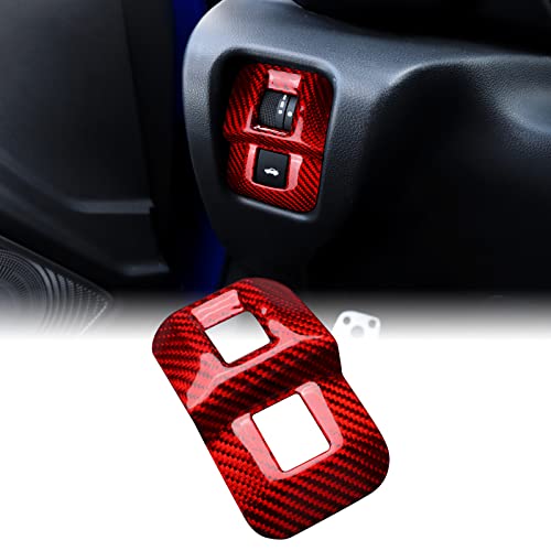 KUNGKIC Hartkohlefaser Auto-Klimaanlage Taste Aufkleber Kofferraumschalter Rahmen Dekorativer Innenbereich Compatible with Subaru BRZ Toyota GR86 2021 2022 2023 Zubehör Rot KUNGKIC Hartkohlefaser Auto-Klimaanlage Taste Aufkleber Kofferraumschalter Rahmen Dekorativer Innenbereich Compatible with Subaru BRZ Toyota GR86 2021 2022 2023 Zubehör Rot von KUNGKIC