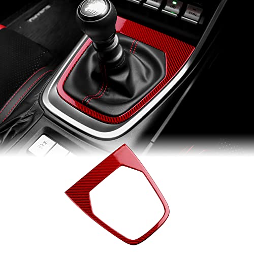 KUNGKIC Hartkohlefaser Auto Schalthebel Konsole Gangschaltung außen Rahmen Getriebe Innenbereich Trimmen Aufkleber Compatible with Subaru BRZ Toyota GR86 2021 2022 2023 Zubehör Rot KUNGKIC Hartkohlefaser Auto Schalthebel Konsole Gangschaltung außen Rahmen Getriebe Innenbereich Trimmen Aufkleber Compatible with Subaru BRZ Toyota GR86 2021 2022 2023 Zubehör Rot von KUNGKIC