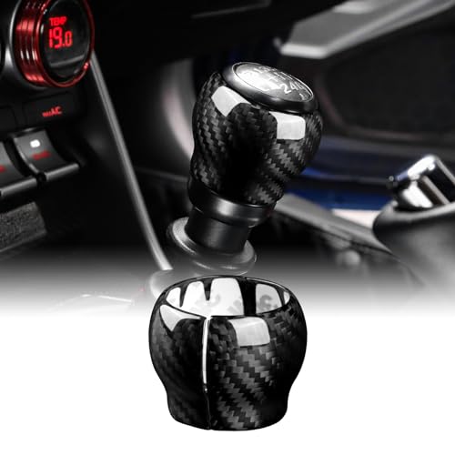 KUNGKIC Hartkohlefaser Auto-Schaltknauf-Abdeckung Aufkleber Innenraum Getrieberahmen Dekorativ Zubehör Compatible with Subaru BRZ Toyota GR86 2021-2023 WRX 2022 2023 Schwarz KUNGKIC Hartkohlefaser Auto-Schaltknauf-Abdeckung Aufkleber Innenraum Getrieberahmen Dekorativ Zubehör Compatible with Subaru BRZ Toyota GR86 2021-2023 WRX 2022 2023 Schwarz von KUNGKIC