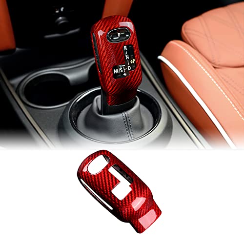 KUNGKIC Kohlefaser Auto-Schaltknauf-Abdeckung Schalthebelknauf Aufkleber Compatible with Mini Cooper F54 F55 F56 F57 F60 Countryman 2020-2023 Getriebegriff Zubehör Innenraum Rot KUNGKIC Kohlefaser Auto-Schaltknauf-Abdeckung Schalthebelknauf Aufkleber Compatible with Mini Cooper F54 F55 F56 F57 F60 Countryman 2020-2023 Getriebegriff Zubehör Innenraum Rot von KUNGKIC