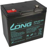 Kunglong - Ersatzakku für Sterling S425 2x 12V (24V) 55Ah Zyklenfest agm Long von KUNGLONG