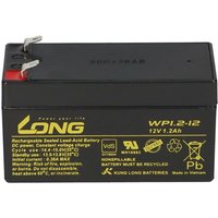 Kung Long WP1.2-12 12V 1,2Ah AGM Batterie Blei wartungsfrei VdS battery von KUNGLONG