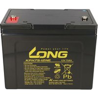 Kunglong - 1x Ersatzakku für Invacare Dragon 2x Kung Long Bleiakku KPH75-12NE M6 12V 75Ah zyklenfest von KUNGLONG