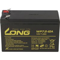 Kunglong - Bleiakku kompatibel Alarmanlage Weidezaun 12V 7,2 Ah F2 Accu von KUNGLONG