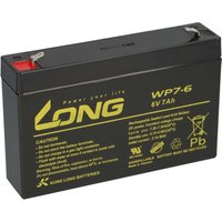 Kunglong - Kung Long Akku WP7-6 6V 7Ah agm Blei Vlies wartungsfrei 6Volt von KUNGLONG