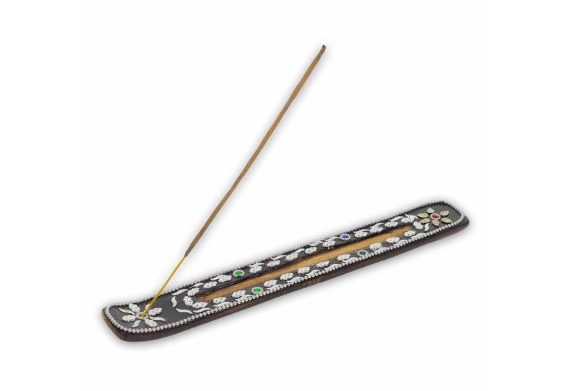 KUNST UND MAGIE Räucherstäbchen-Halter Räucherstäbchenhalter Räucherschiffchen+typisch Indischer Verzierung KUNST UND MAGIE Räucherstäbchen-Halter Räucherstäbchenhalter Räucherschiffchen+typisch Indischer Verzierung von KUNST UND MAGIE